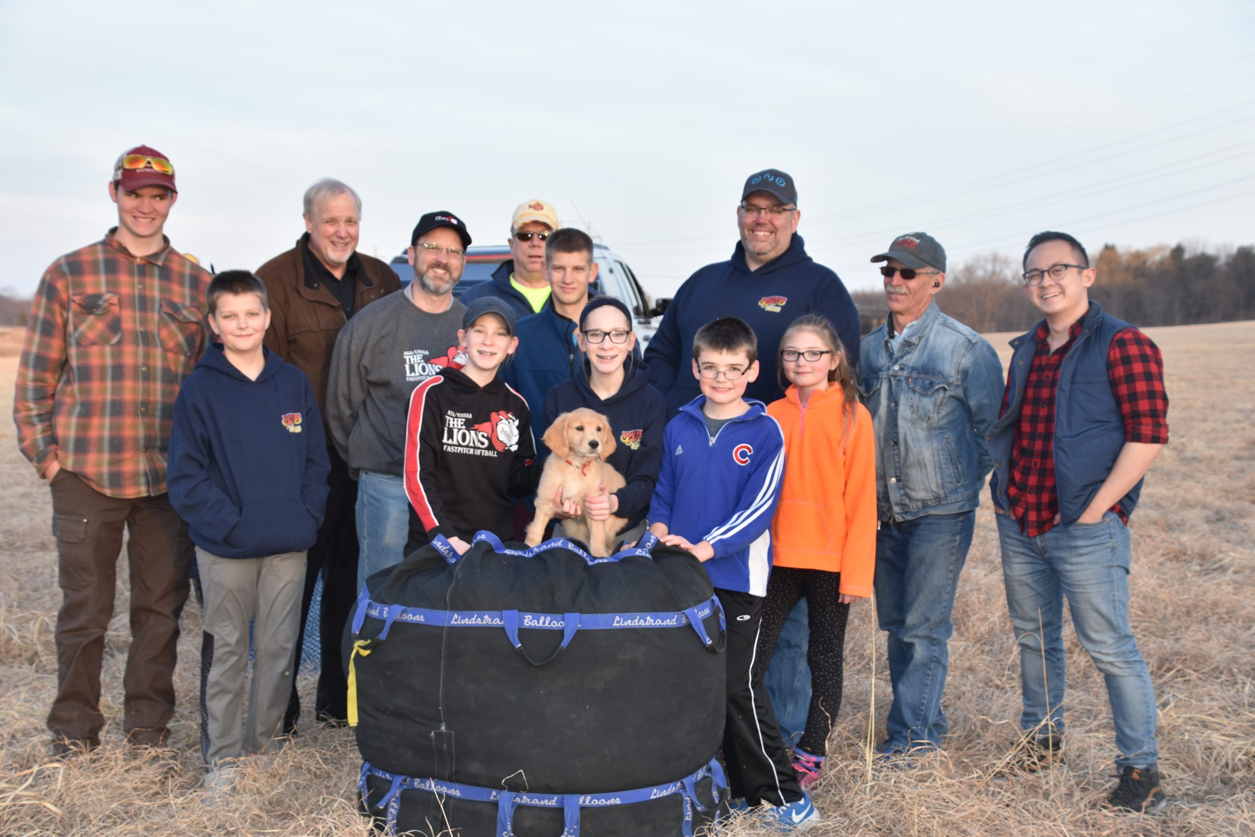Pilots and crew together on March 18, 2018