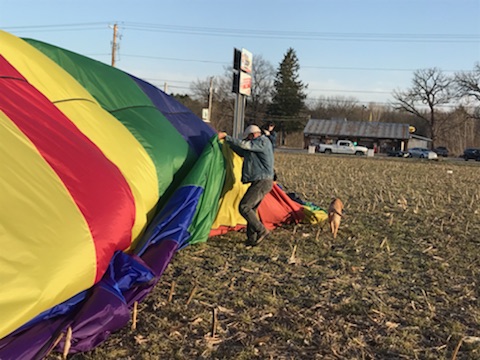 Landing field near Edith Lucille's