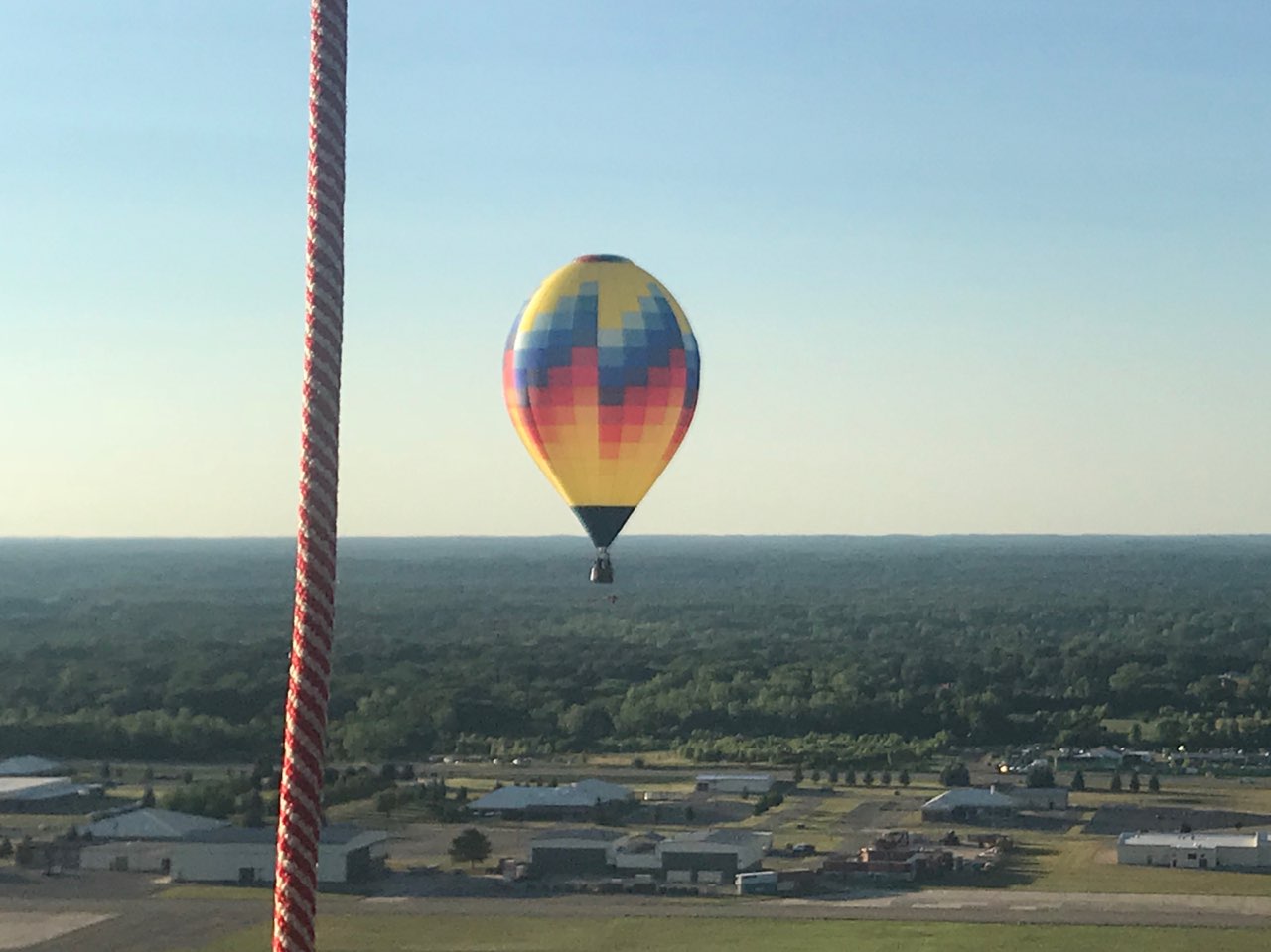 Matt at the Battle Creek balloon event