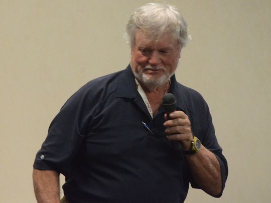 Jim Birk at the Battle Creek balloon competition