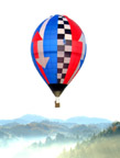 Competition balloon illustration