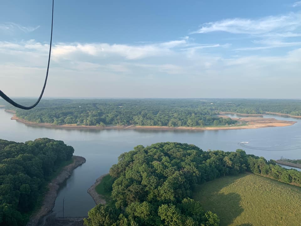 View from tonight’s flight.