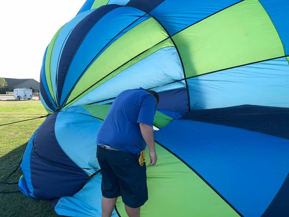 We got to fly tonight!