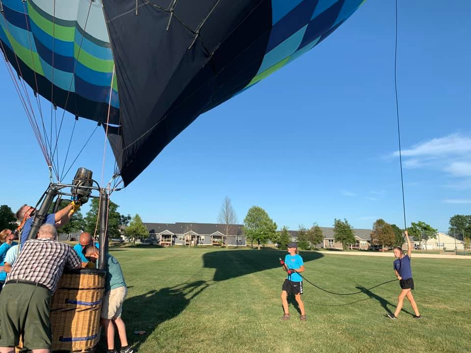 We got to fly tonight!