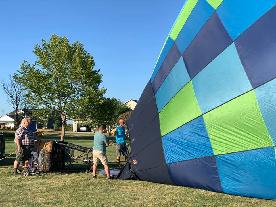 We got to fly tonight!