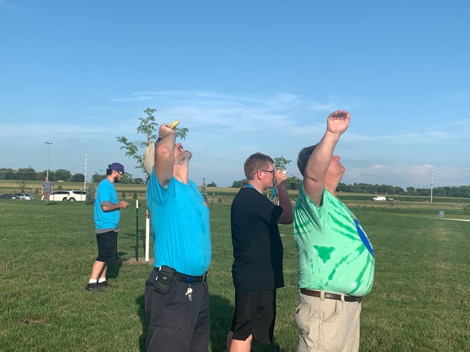 Both Chris and Susan were able to fly last night!