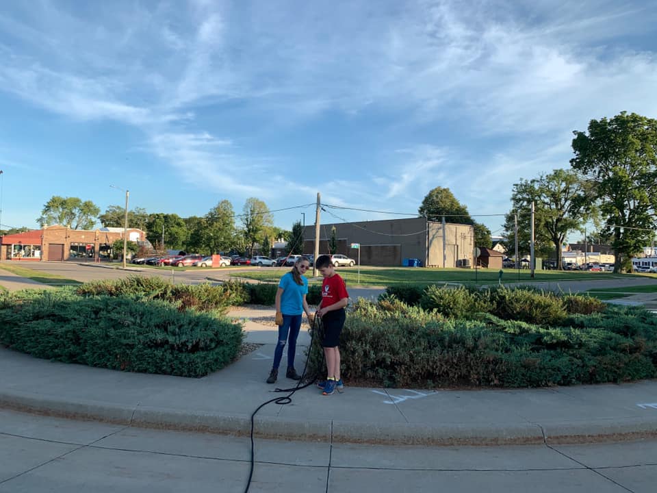 Winds were very slow in Cedar Rapids tonight.