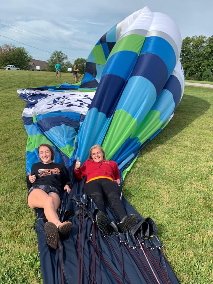 We inflated for Shueyville Lords Acre Fundraiser this morning.