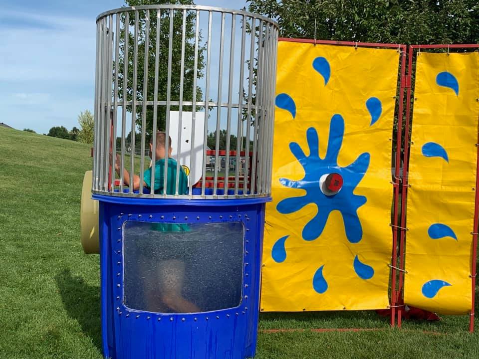 We inflated for Shueyville Lords Acre Fundraiser this morning.