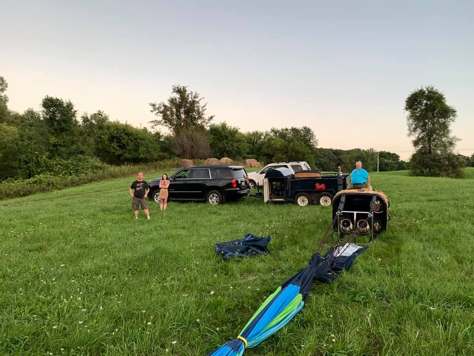 Unexpected flight last night.