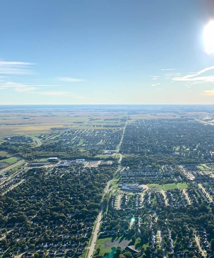 From our flight Friday morning!