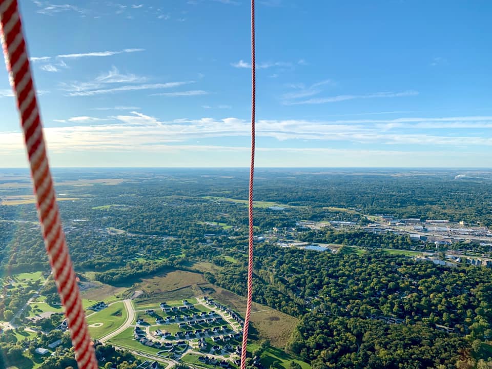 From our flight Friday morning!