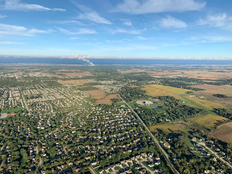 From our flight Friday morning!