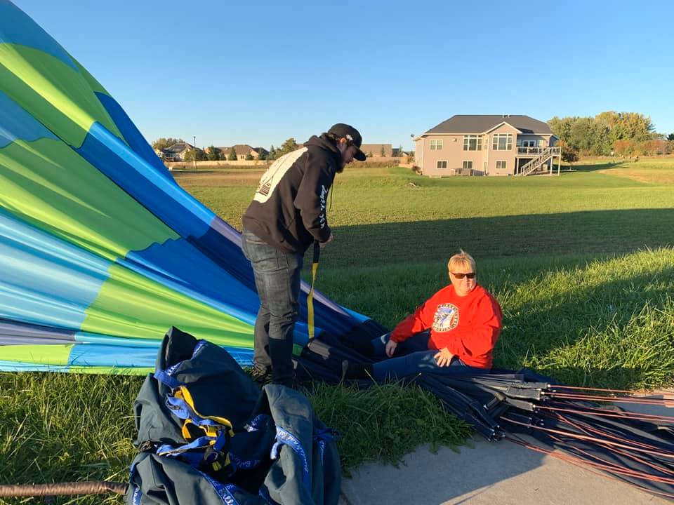 Last night was a beautiful night for a flight.