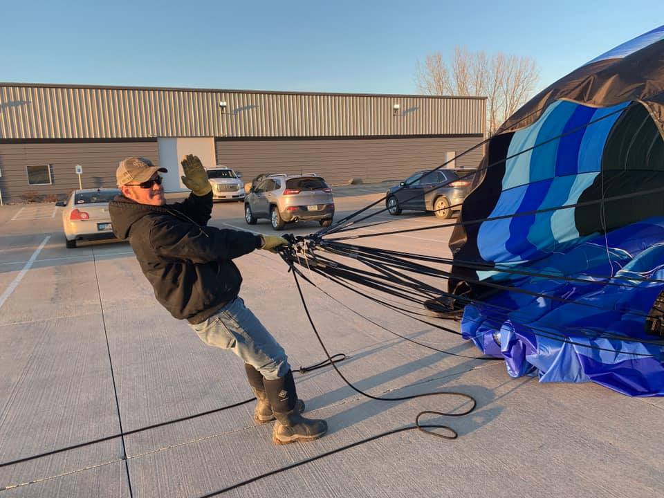 Yesterday was the third flight in my new balloon and the first in the Cedar Rapids/ Marion area.