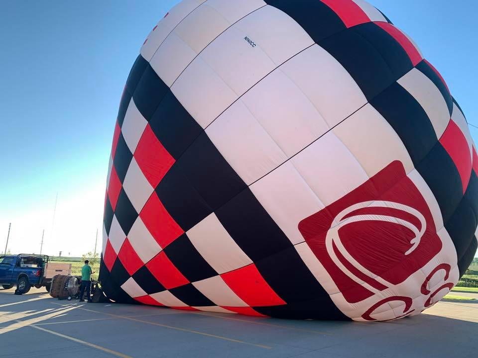 After all the wind and rain we were finally able able to fly this morning along side Cost...