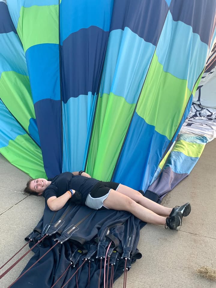 We flew last night.