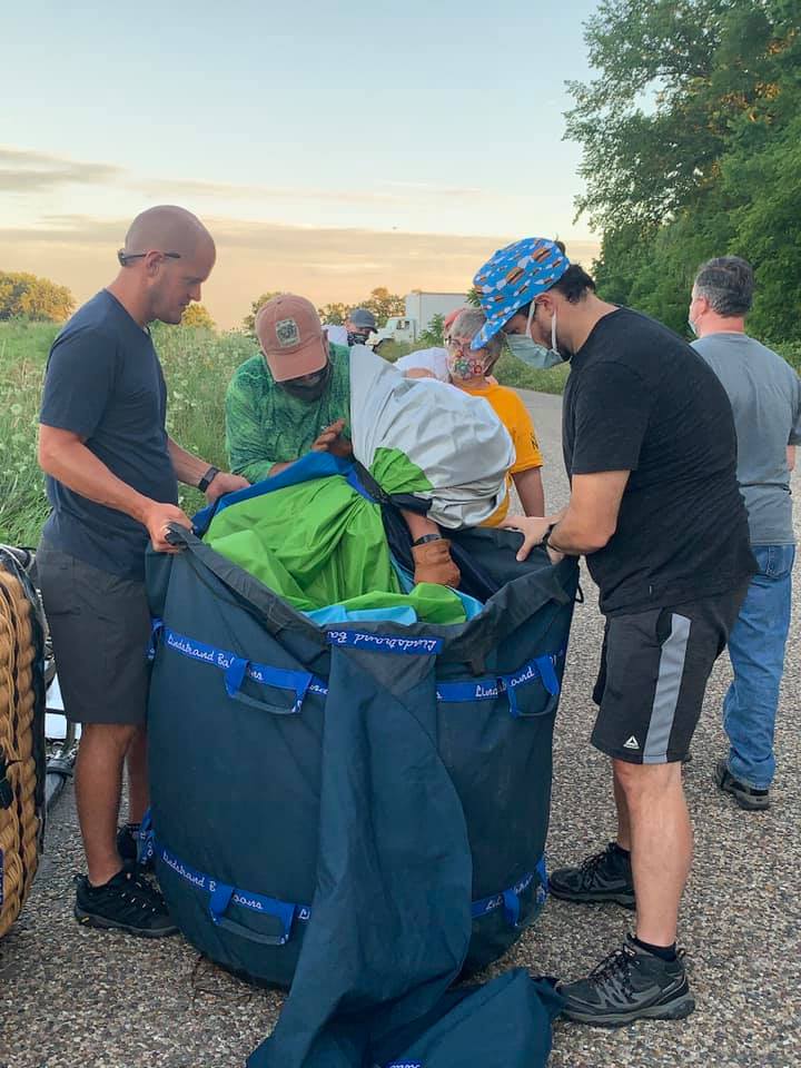 Ballooning is always an adventure.