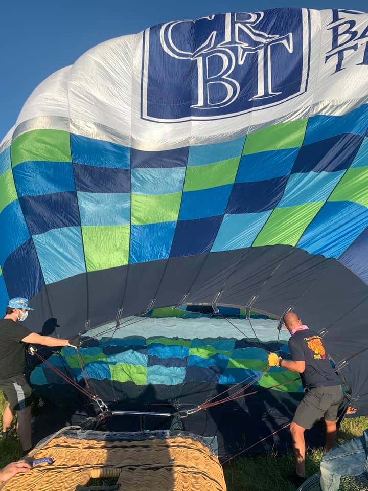 Ballooning is always an adventure.