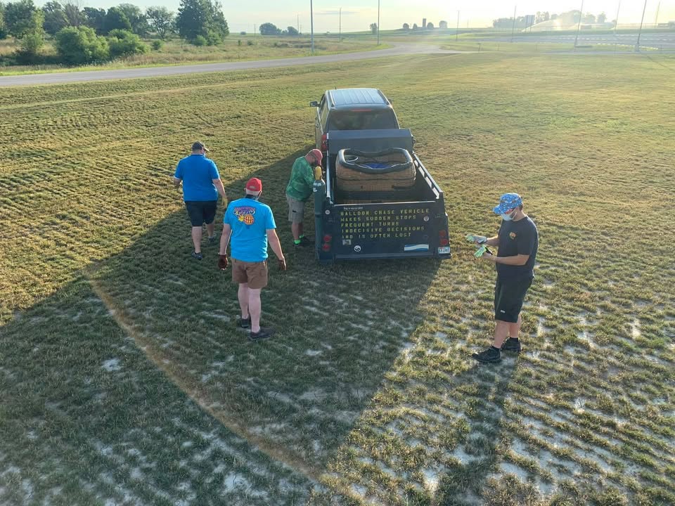 We did a training flight with Reid this morning.