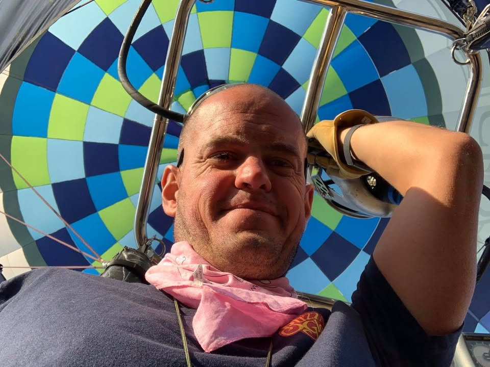 We did a training flight with Reid this morning.