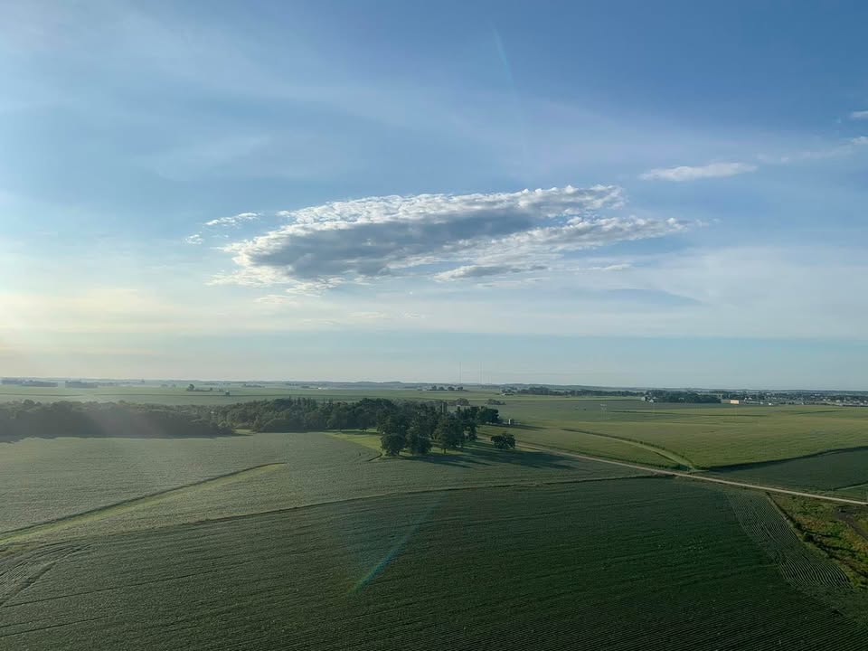 We did a training flight with Reid this morning.