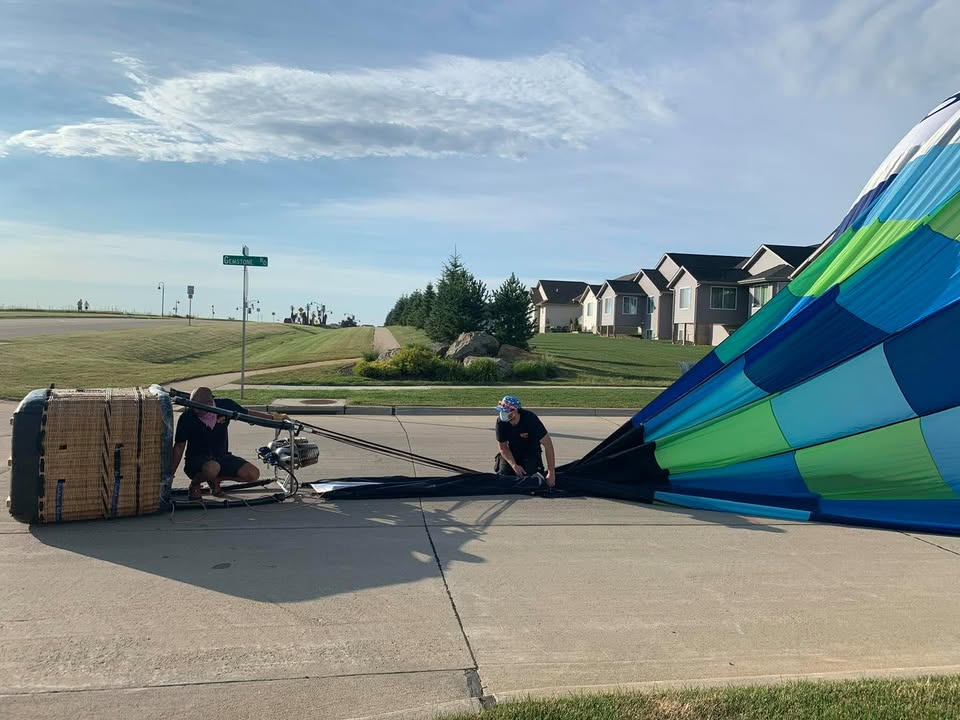 We did a training flight with Reid this morning.