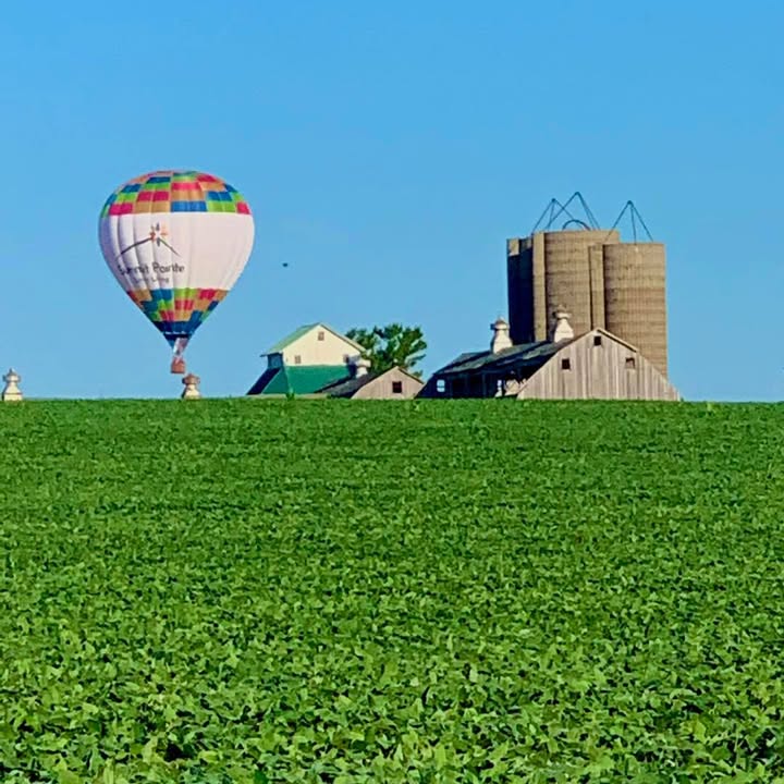 Another successful ballooning adventure with Maggie.