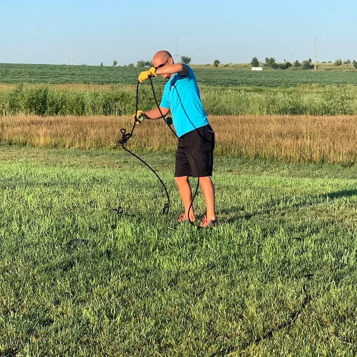 Another successful ballooning adventure with Maggie.