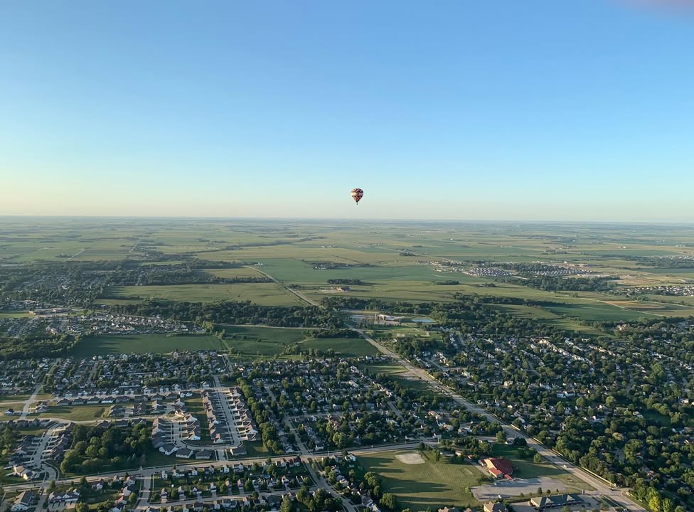 We flew again last night.