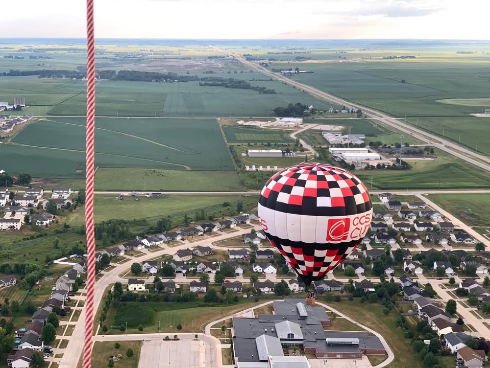 We were able to fly this morning after a week of sitting on the ground!