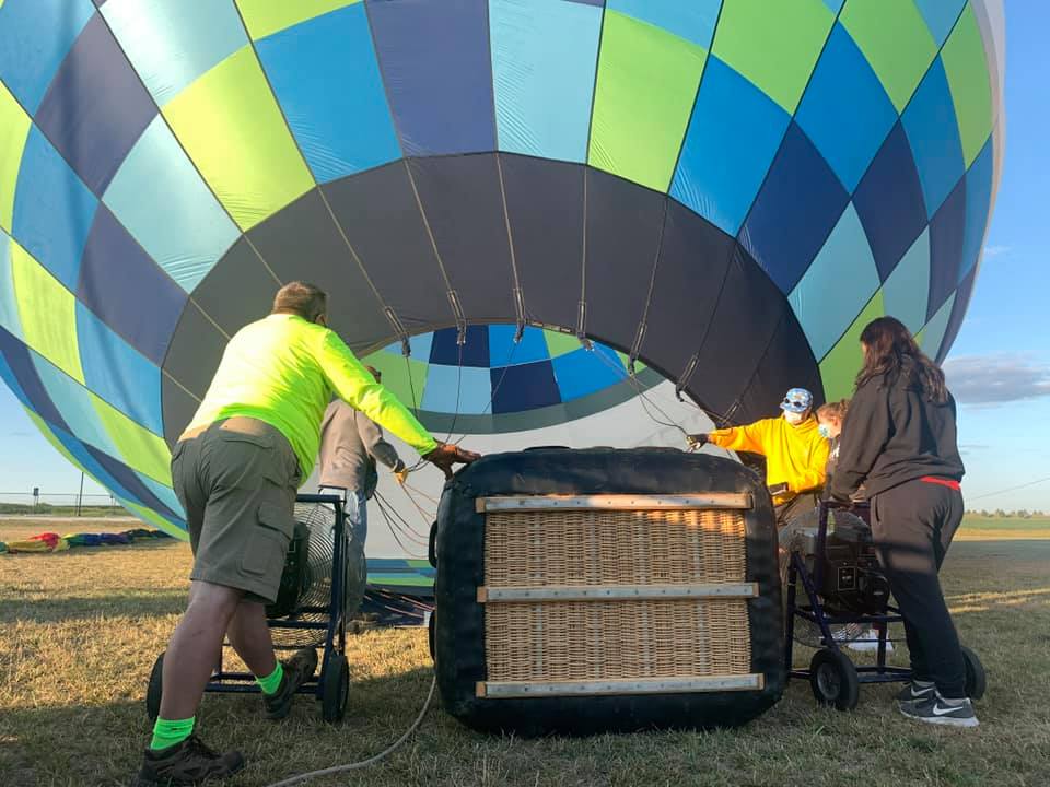 A beautiful, cool morning for a flight.