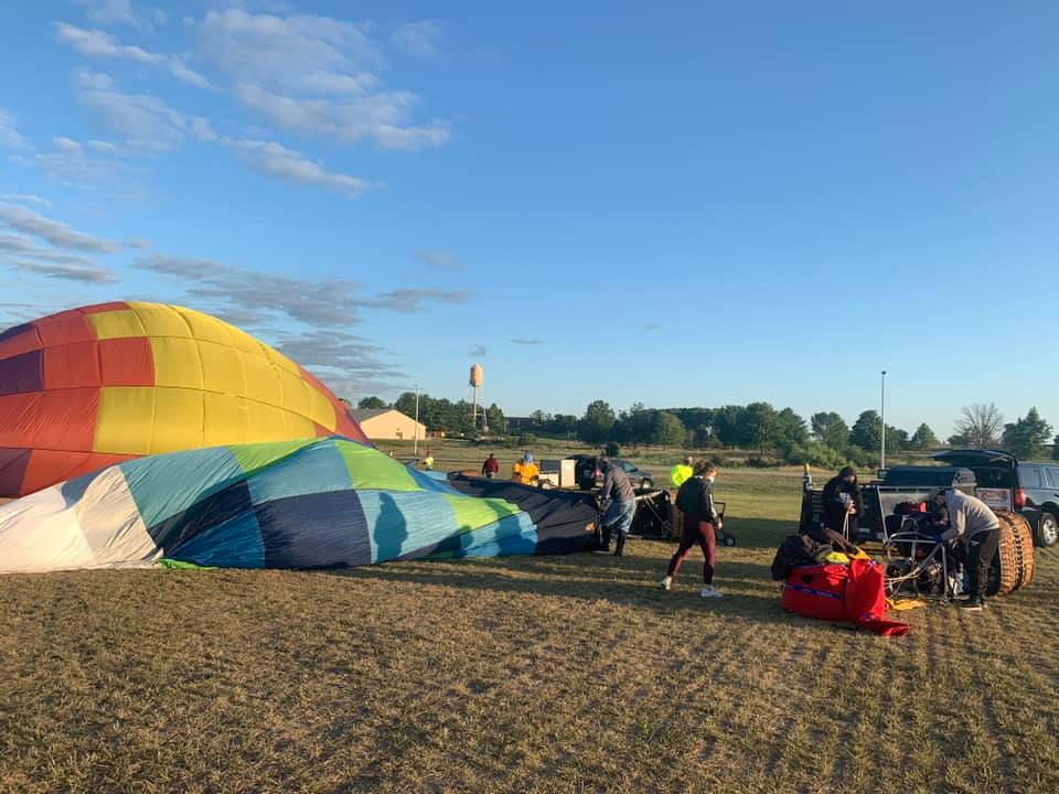 A beautiful, cool morning for a flight.