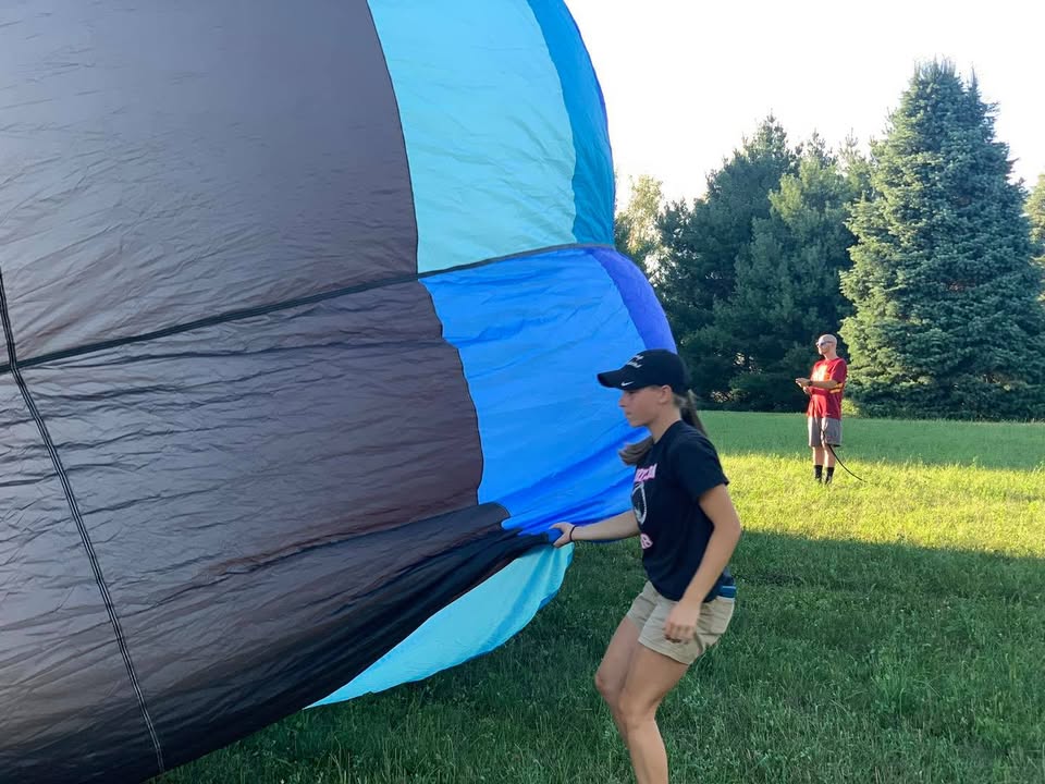 We went back to the Anamosa area and flew last night.