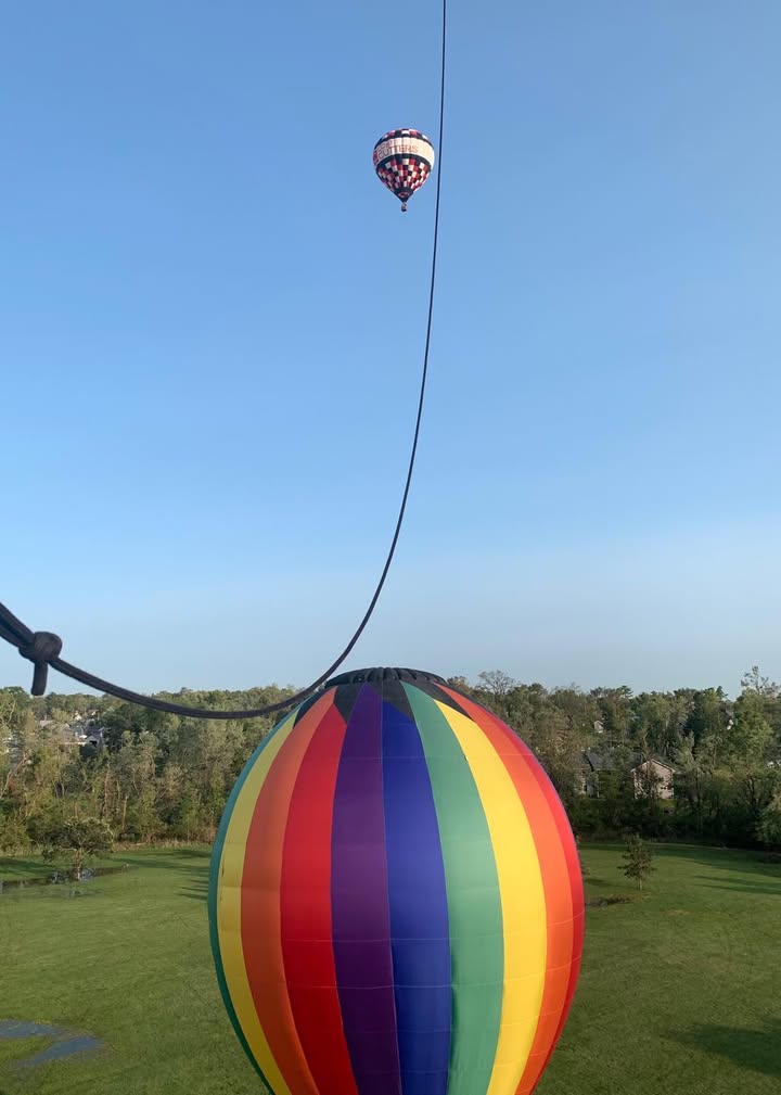 Ballooning is always an adventure.