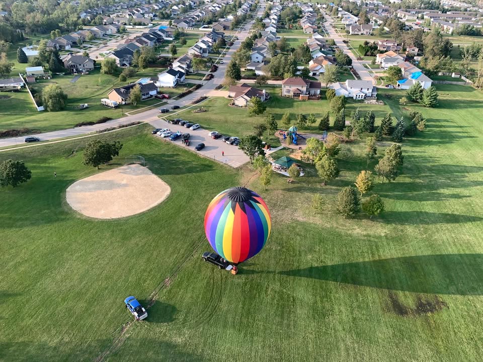 Ballooning is always an adventure.