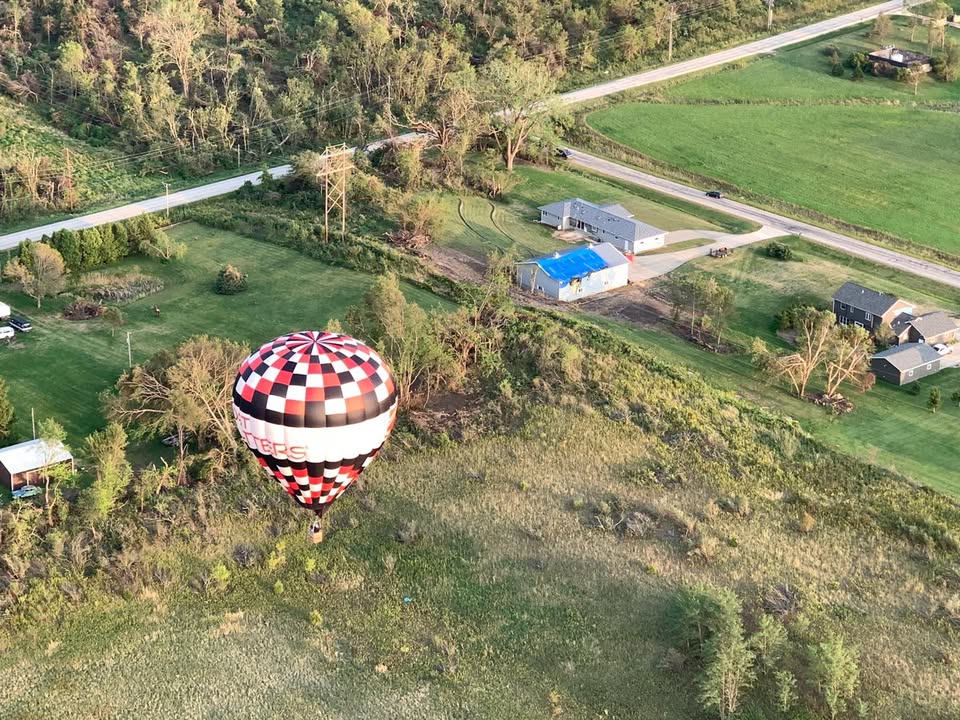 Ballooning is always an adventure.
