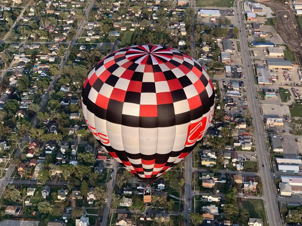 Ballooning is always an adventure.