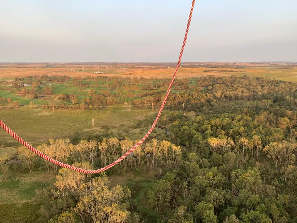 Ballooning is always an adventure.