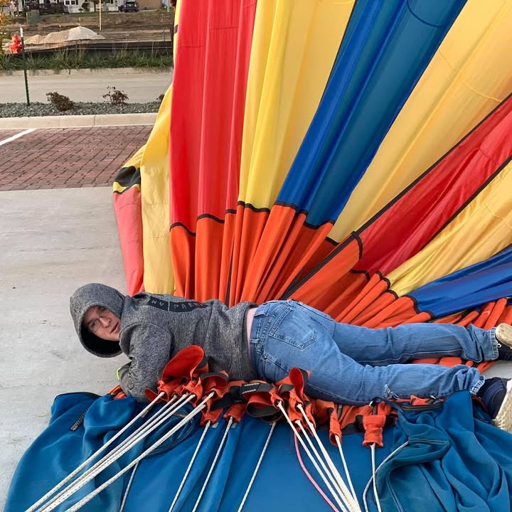 We flew yesterday.