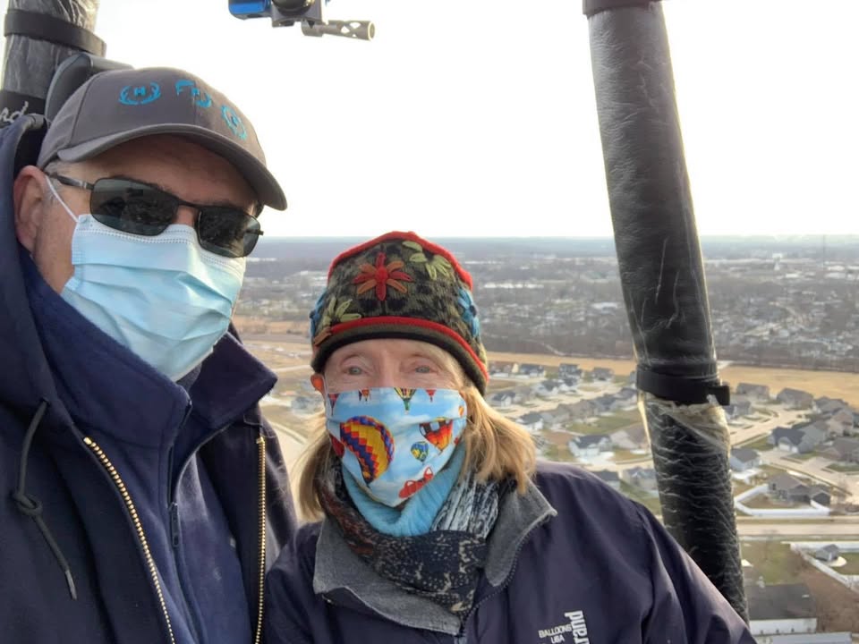 We celebrated Boxing Day by going ballooning!