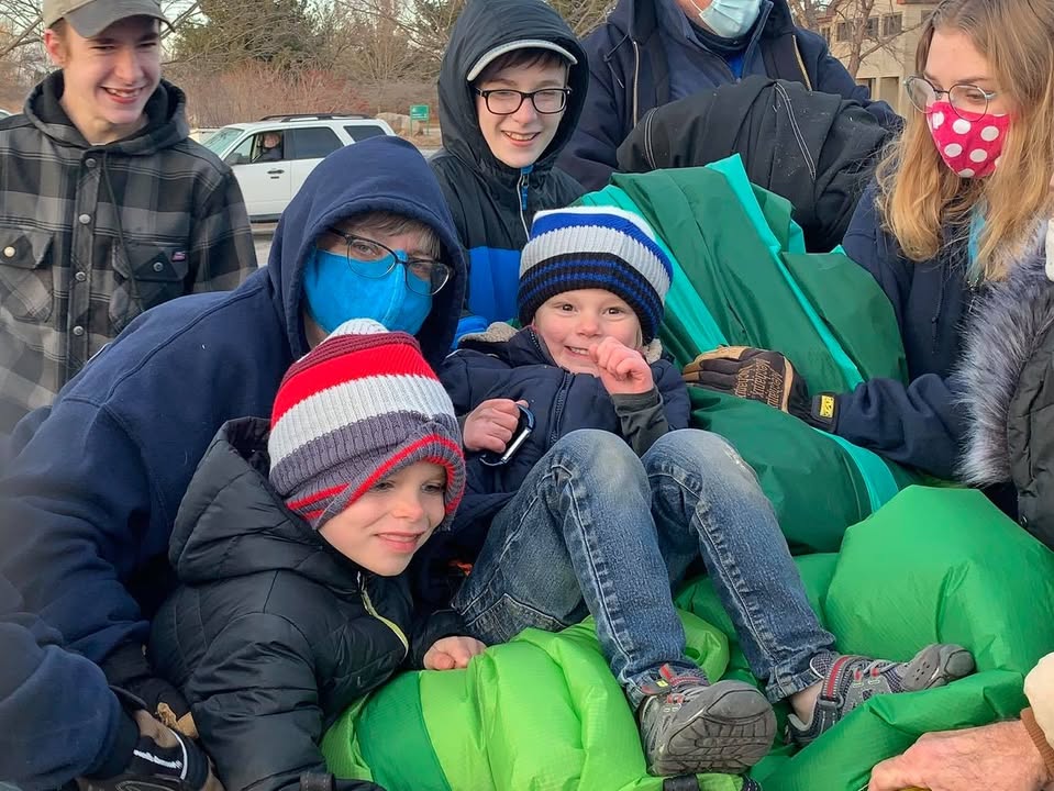 We celebrated Boxing Day by going ballooning!
