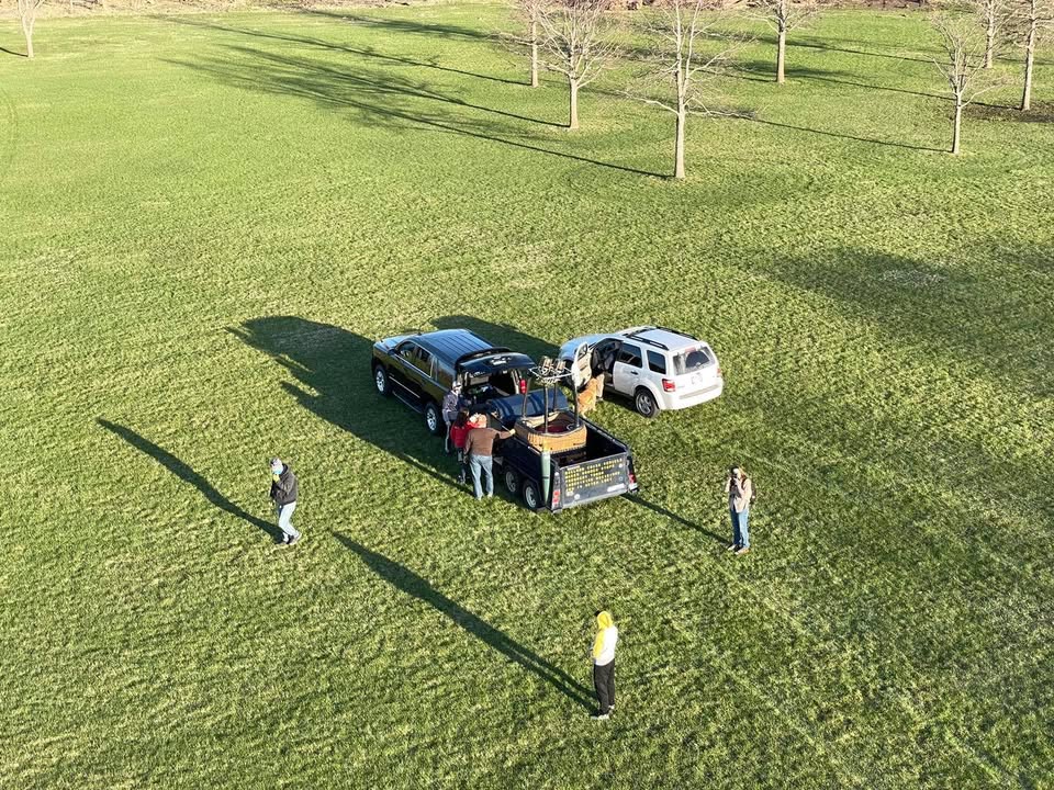 We had a beautiful April Fools Day flight.
