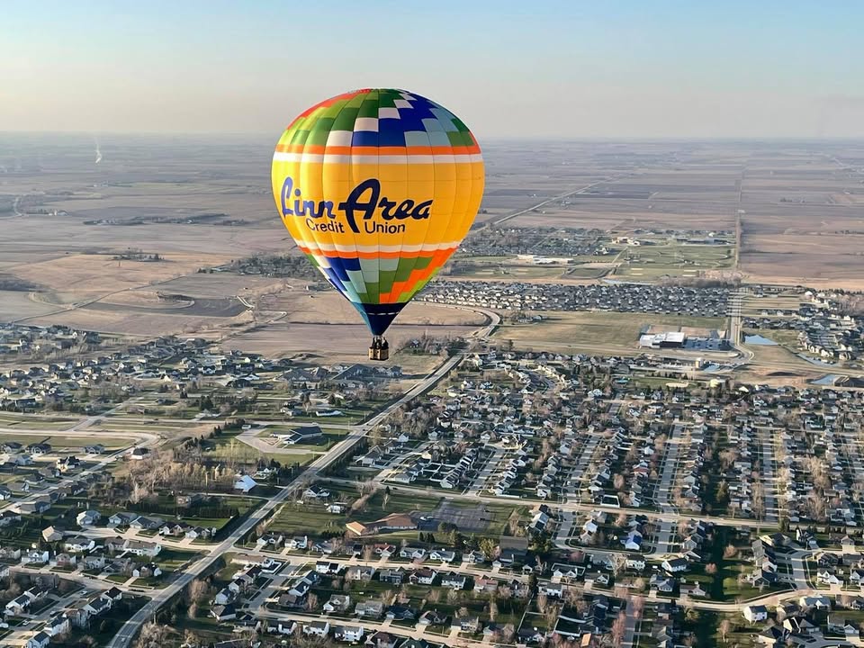 We had a beautiful April Fools Day flight.