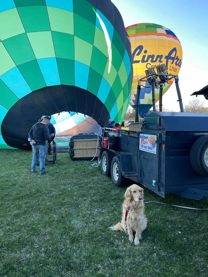 We had a beautiful April Fools Day flight.