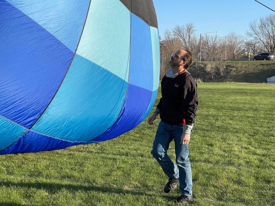 We had a beautiful April Fools Day flight.
