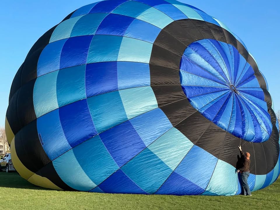 We had a beautiful April Fools Day flight.