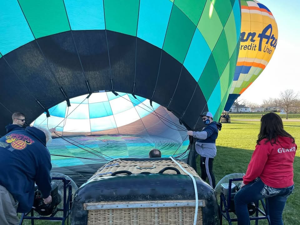 We had a beautiful April Fools Day flight.