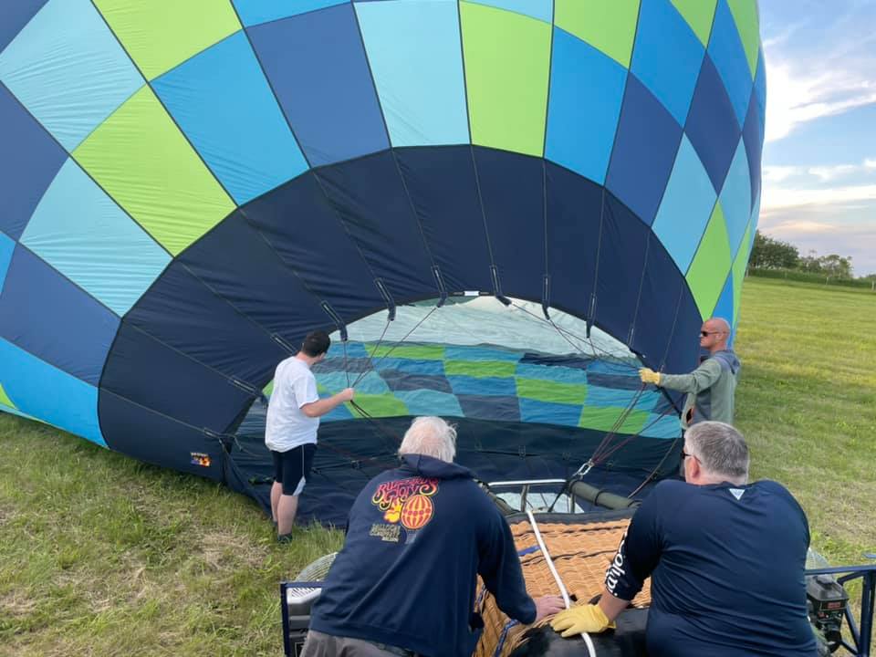 We tethered for a graduation party yesterday.