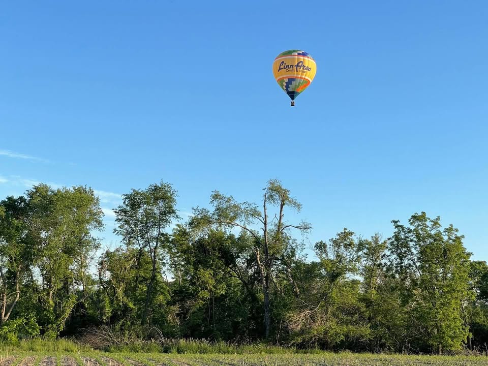 We had a beautiful flight last night.